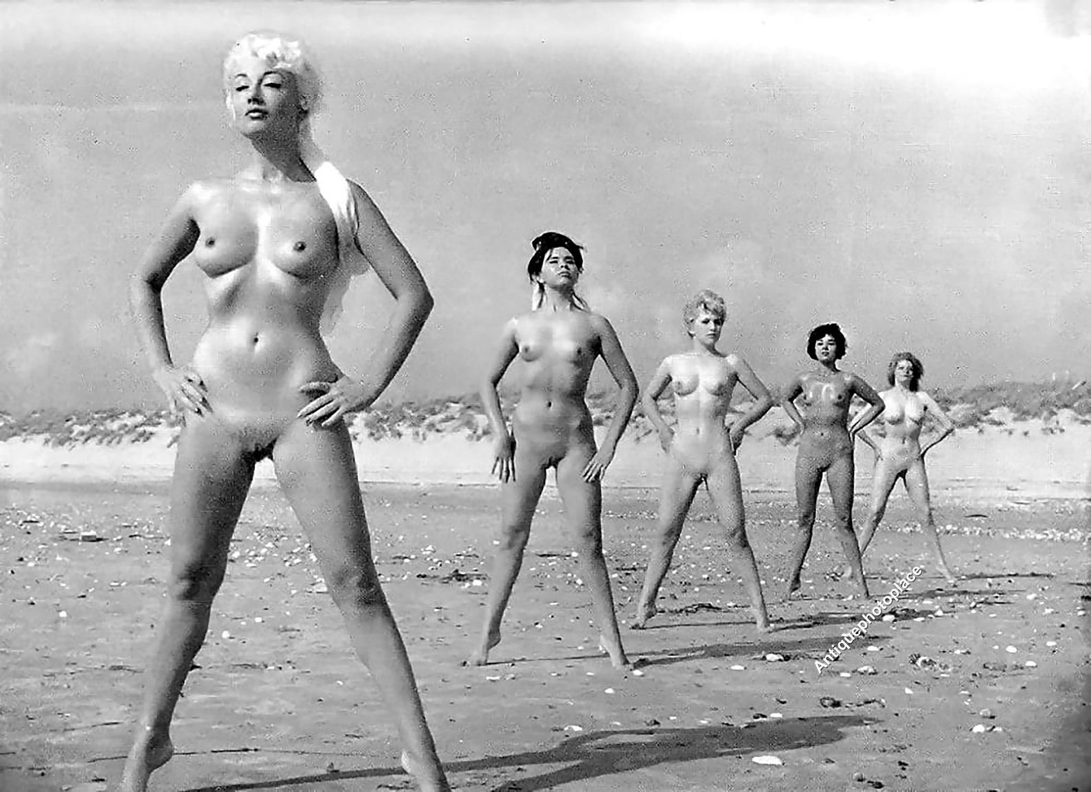 Ретро Порно Фото На Пляже