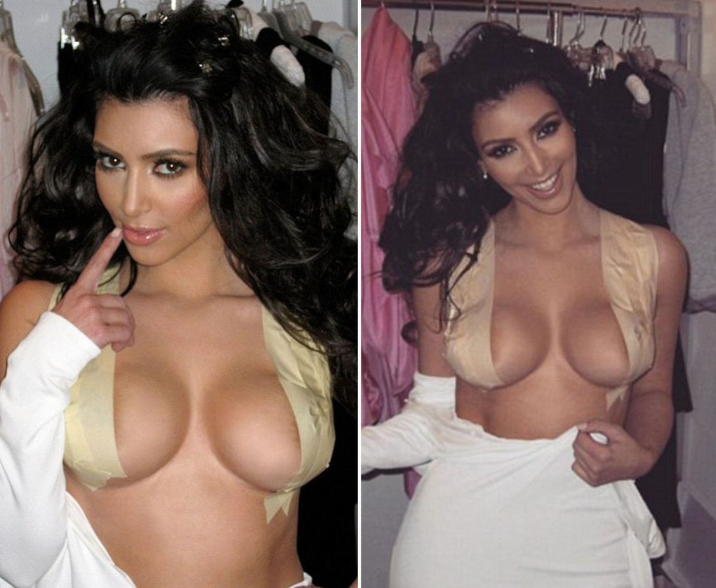 Busty kim kardashian