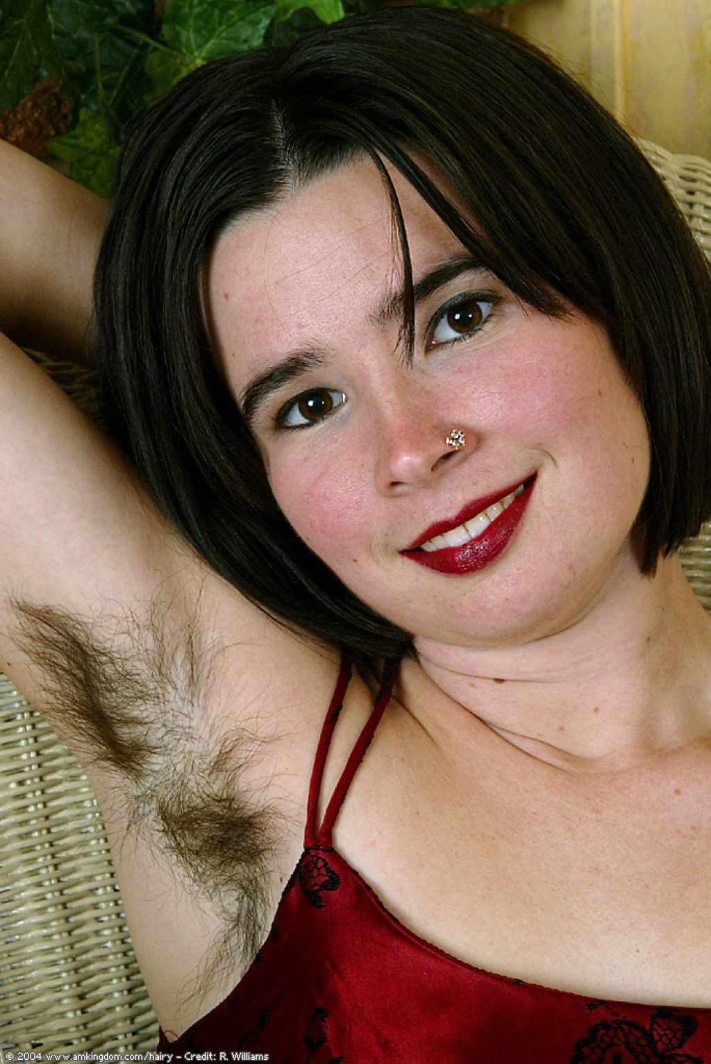 Hairy Brunette Woman