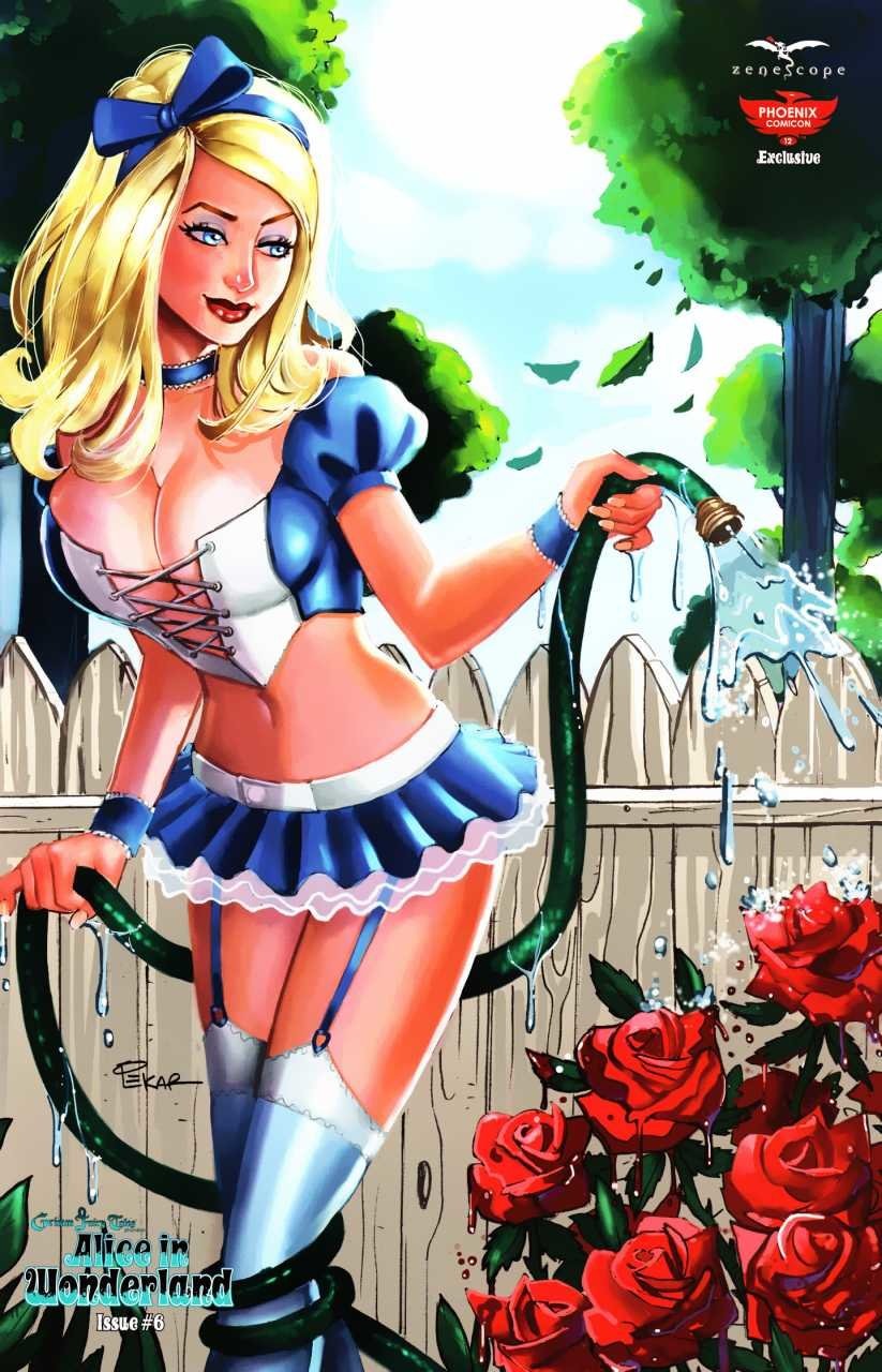 Алиса кок. Zenescope Алиса. Grimm Fairy Tales Алиса. Zenescope принцессы. Grimm Fairy Tales красная шапочка.