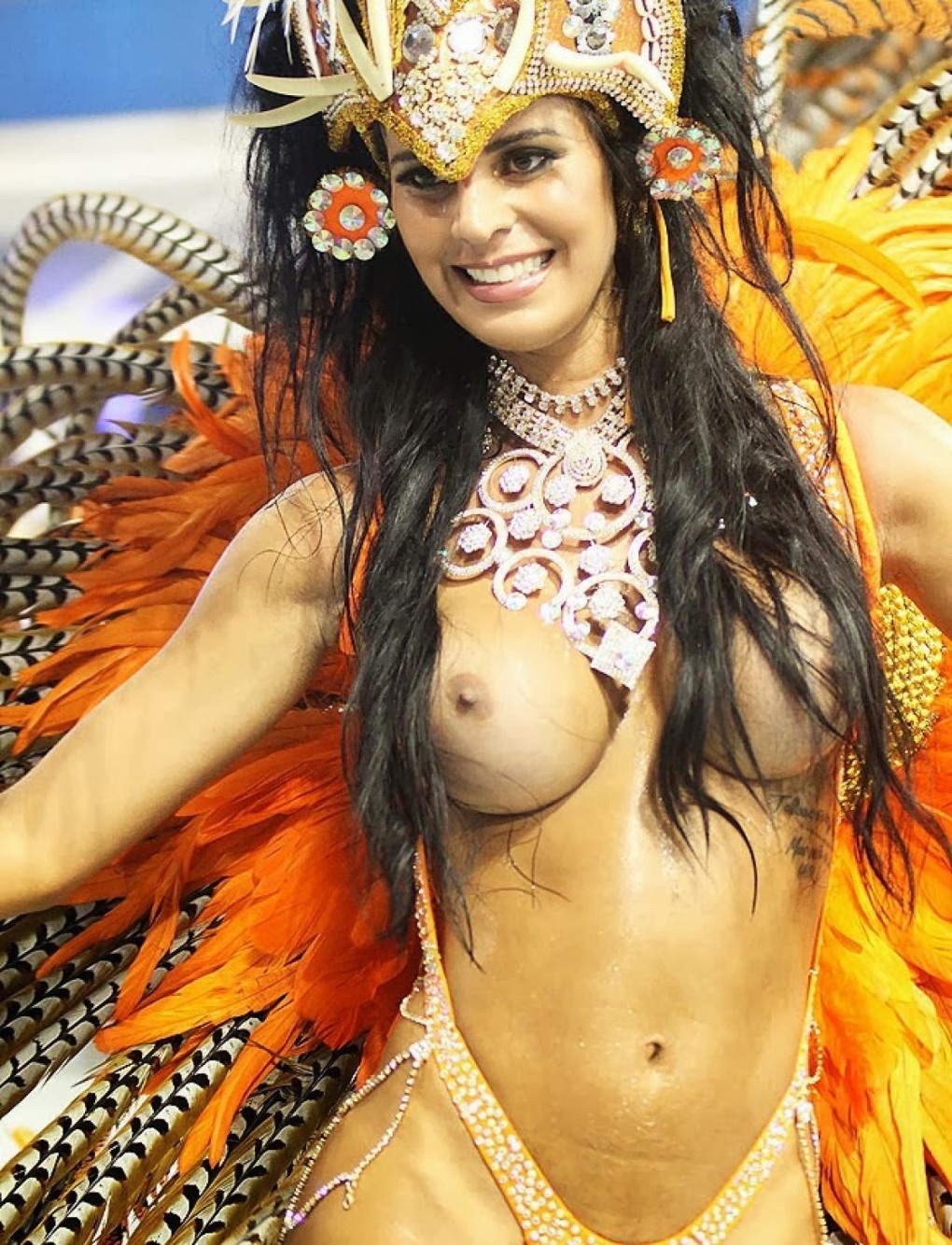 Бразильский карнавал - царство голых сисек! ( фото) ~ Мега-Порно