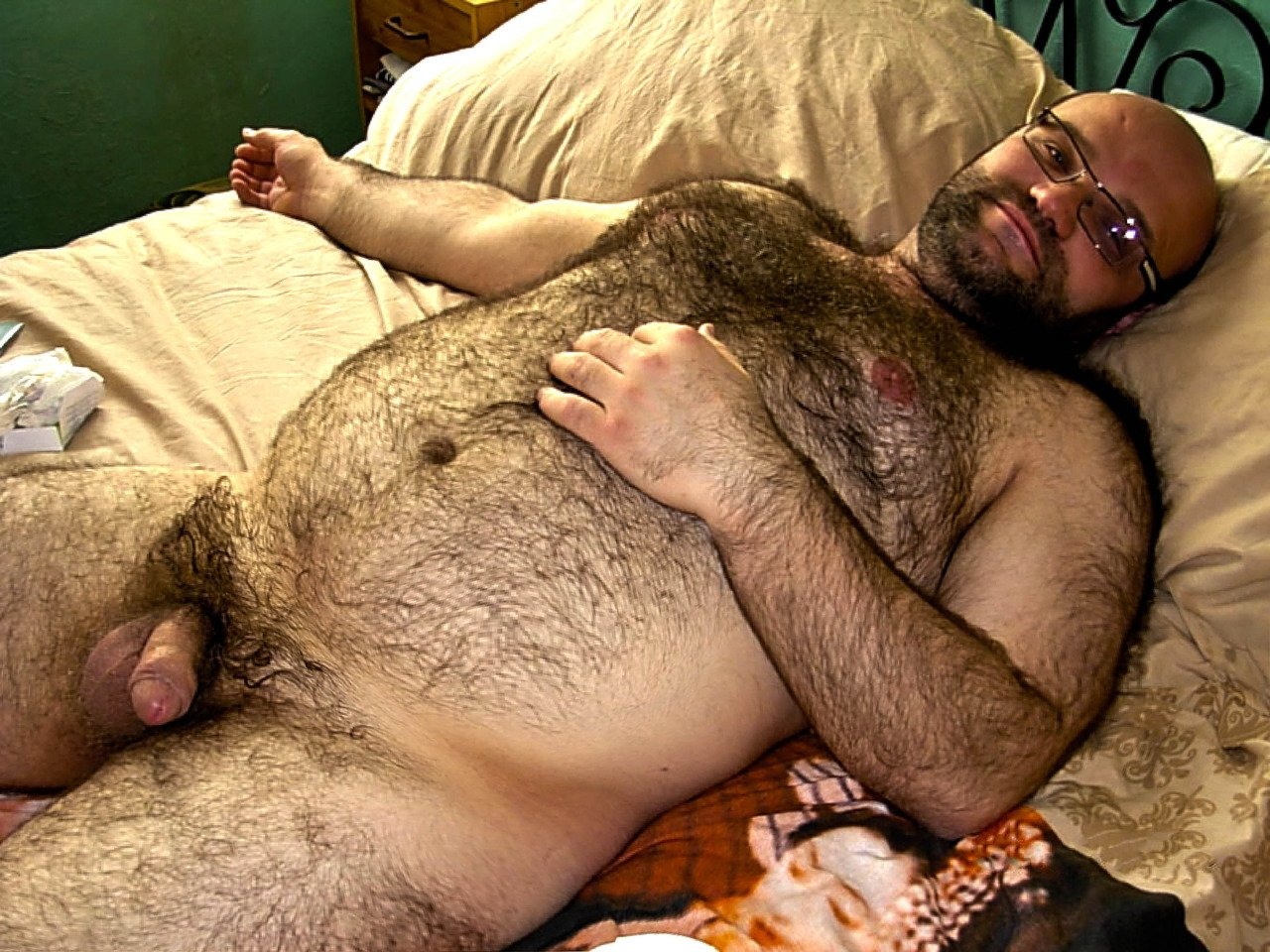 Порно волосатый толстый мужик
